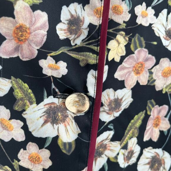 Bed To Brunch Floral Satin Pajama Set - Picture 4 of 10